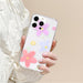 Shein Funda con bonito diseño de flores transparente para mujeres para iphone 7p/8p - Quierox - Tienda Online