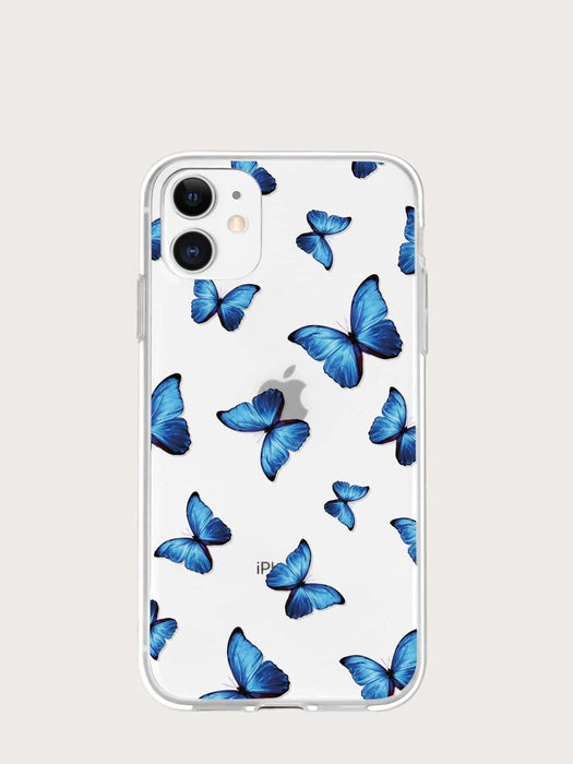 Shein Funda con estampado de mariposas compatible con iPhone XR - Quierox - Tienda Online