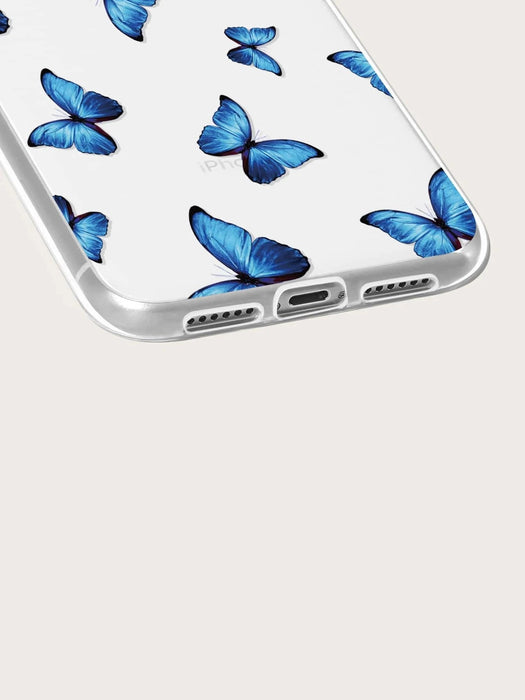 Shein Funda con estampado de mariposas compatible con iPhone XR - Quierox - Tienda Online