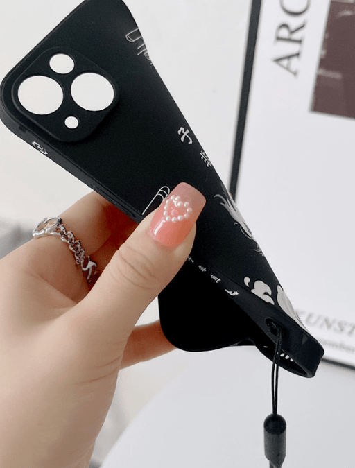 SHEIN Funda con estampado de peces y cordón - Quierox - Tienda Online