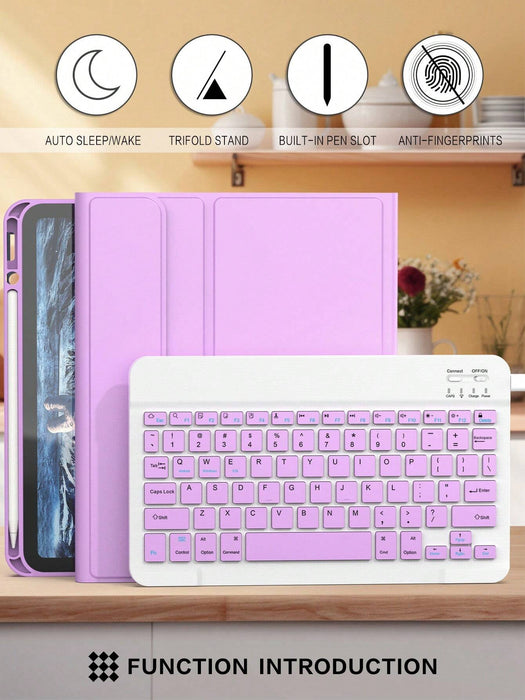 SHEIN Funda con teclado compatible con iPad A 16 11 inch 11th generation, cubierta protectora - Quierox - Tienda Online