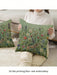 Shein Funda de almohada moderna con diseño floral (2 unidades), color verde claro con cremallera oculta, lavable a máquina sin incluye relleno - Quierox - Tienda Online