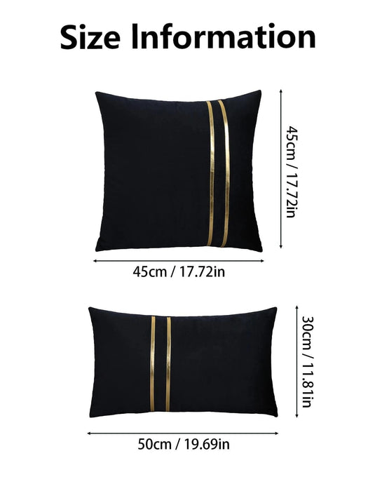 SHEIN Funda de cojín con detalles metálicos, sin relleno, para sofá o sala de estar - Quierox - Tienda Online