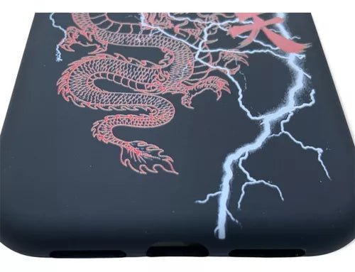 Shein Funda De Dragon Con Rayos Y Letras Chinas Para iPhone 6/6s - Quierox - Tienda Online