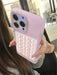 Shein Funda de lujo con ventosa para teléfono Apple, con patrón de lichi, compatible con iPhone 11 - Quierox - Tienda Online