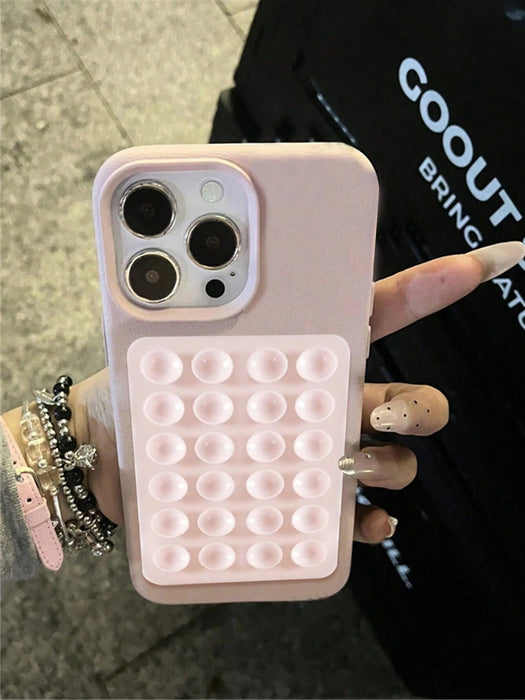 Shein Funda de lujo con ventosa para teléfono Apple, con patrón de lichi, compatible con iPhone 11 - Quierox - Tienda Online