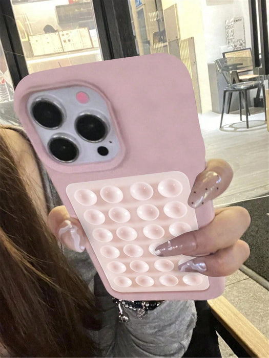Shein Funda de lujo con ventosa para teléfono Apple, con patrón de lichi, compatible con iPhone 11 - Quierox - Tienda Online
