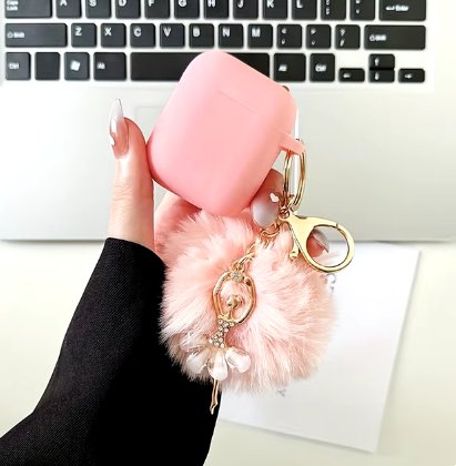 Shein Funda De Silicona Para Auriculares Airpods pro con colgante de Ballet - Quierox - Tienda Online