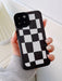 Shein Funda de teléfono a cuadros compatible con iphone 13 promax - Quierox - Tienda Online