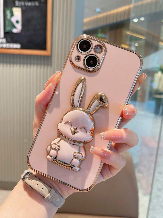 Shein Funda de teléfono con borde recto y electrodepositada iPhone 13pro - Quierox - Tienda Online