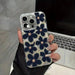 SHEIN Funda de teléfono con elemento floral azul, patrón floral de flores azules para iPhone 15 Pro Max - Quierox - Tienda Online