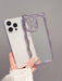 SHEIN Funda de teléfono con estilo de oreja de animal, de TPU morado para iPhone 12 - Quierox - Tienda Online