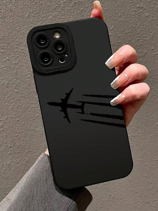 Shein funda de telefono con Pintura Del Avión Compatible Con Iphone 11 - Quierox - Tienda Online