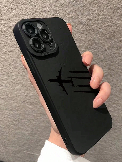 Shein funda de telefono con Pintura Del Avión Compatible Con Iphone 11 - Quierox - Tienda Online