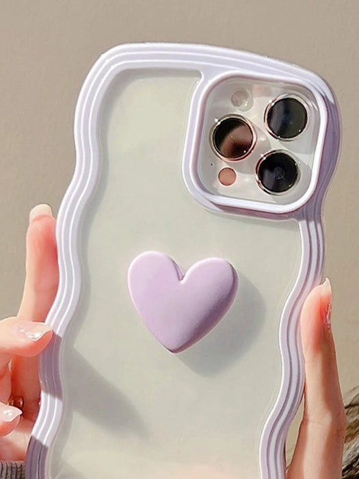 Shein Funda de teléfono decorada con corazones antigolpes iPhone 13pro - Quierox - Tienda Online