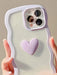 Shein Funda de teléfono decorada con corazones antigolpes iPhone 13pro - Quierox - Tienda Online