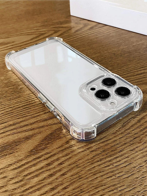 Shein Funda de teléfono minimalista de acrílico duro engrosado transparente iphone 13 pro max - Quierox - Tienda Online