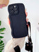 SHEIN Funda de teléfono sólida con borde ondulado de Apple para iPhone 13 Pro Max - Quierox - Tienda Online