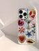 SHEIN Funda de teléfono suave, brillante y lisa con elemento en forma de corazón para iPhone 12 Pro Max - Quierox - Tienda Online