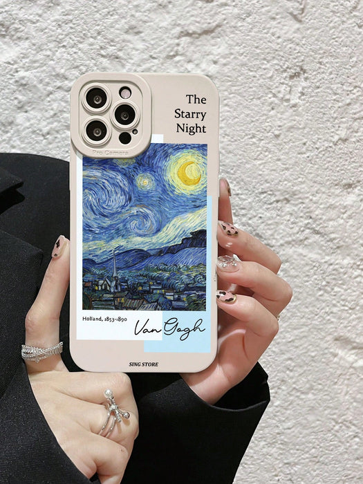 SHEIN Funda de teléfono TPU Anti - caída con borde lechoso de verano - Quierox - Tienda Online