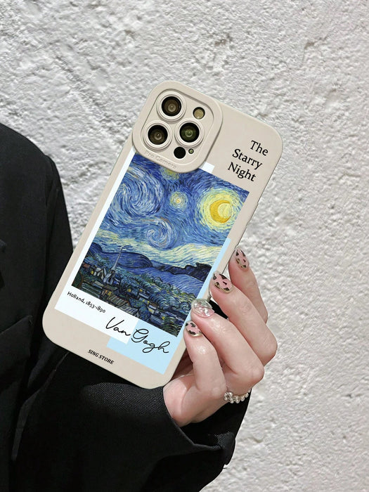 SHEIN Funda de teléfono TPU Anti - caída con borde lechoso de verano - Quierox - Tienda Online