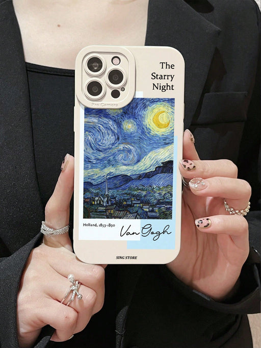 SHEIN Funda de teléfono TPU Anti - caída con borde lechoso de verano - Quierox - Tienda Online