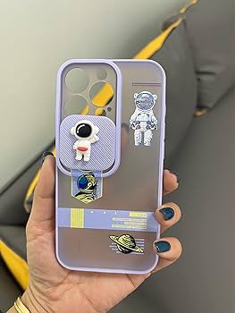 Shein funda de telefono Tpu con estampado de astronauta y planeta, purpura para iphone 11 pro - Quierox - Tienda Online