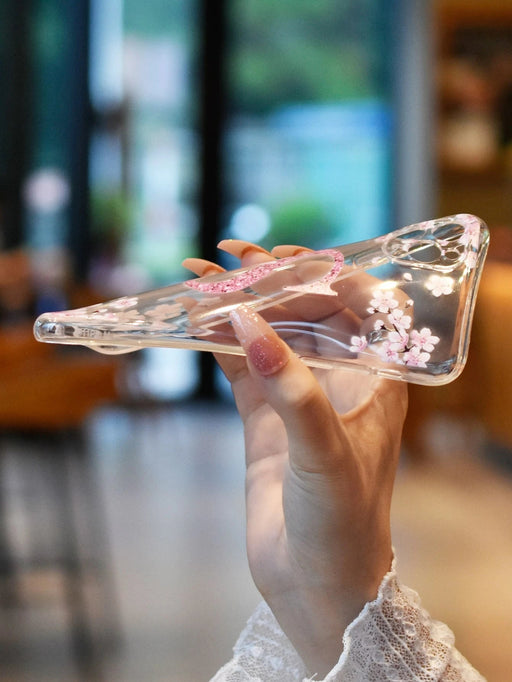 SHEIN Funda de teléfono transparente con diseño de gráficos de letras para primavera - Quierox - Tienda Online