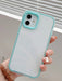 Shein Funda de teléfono transparente con marco contrastante compatible con iPhone 11 pro - Quierox - Tienda Online