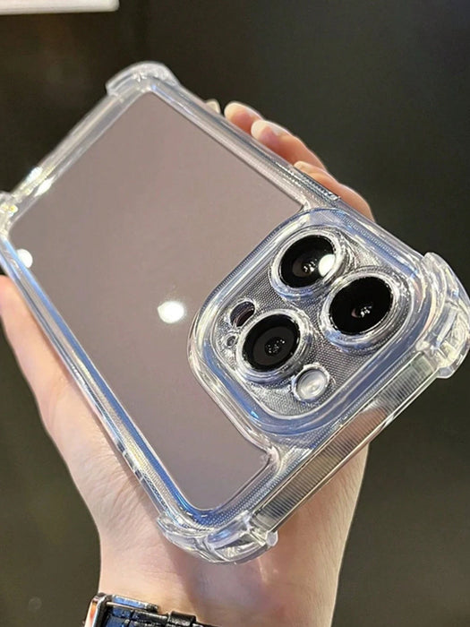 Shein Funda de teléfono transparente minimalista para iPhone 14 - Quierox - Tienda Online