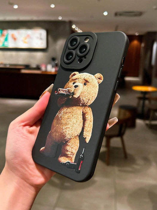 Shein Funda de TPU anticaídas para Apple color negro con protección para la cámara - Quierox - Tienda Online