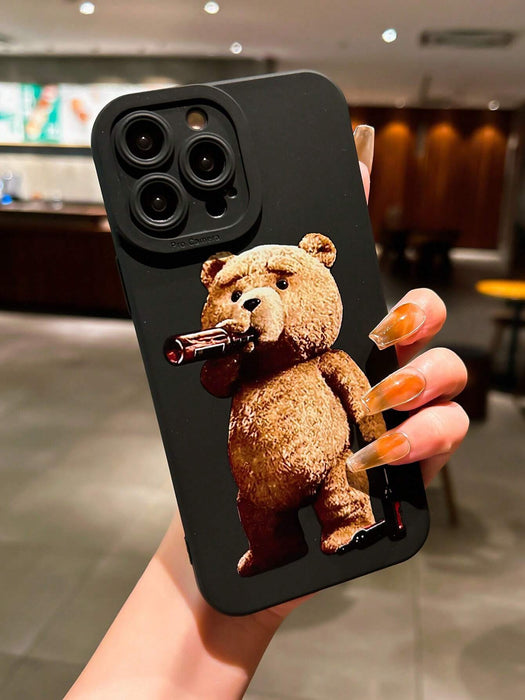 Shein Funda de TPU anticaídas para Apple color negro con protección para la cámara - Quierox - Tienda Online