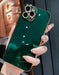 Shein Funda del teléfono del borde recto de galvanoplastia 6d, compatible con iPhone - Quierox - Tienda Online
