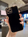 Shein Funda del teléfono del borde recto de galvanoplastia 6d, compatible con iPhone - Quierox - Tienda Online