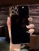 Shein Funda del teléfono del borde recto de galvanoplastia 6d, compatible con iPhone - Quierox - Tienda Online