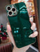 Shein Funda del teléfono del borde recto de galvanoplastia 6d, compatible con iPhone - Quierox - Tienda Online