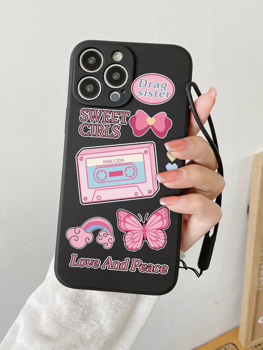 SHEIN funda movil con estampandos rosa para Redmi 10 - Quierox - Tienda Online