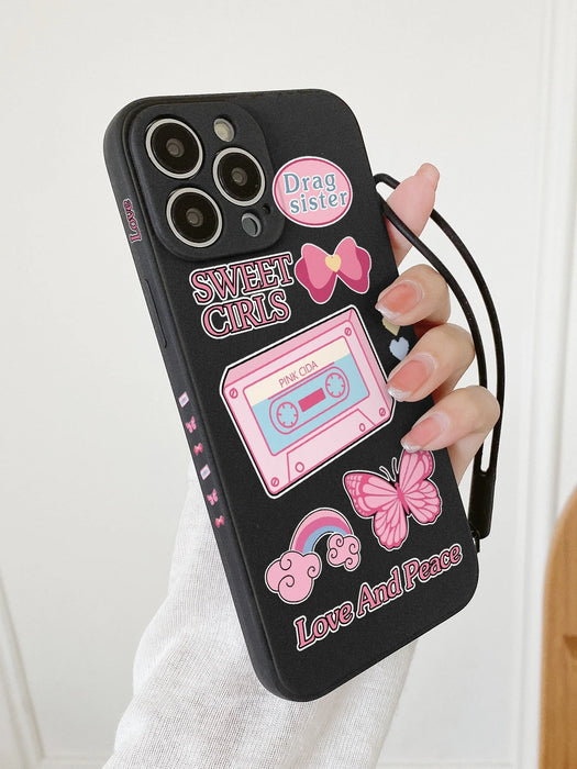 SHEIN funda movil con estampandos rosa para Redmi 10 - Quierox - Tienda Online