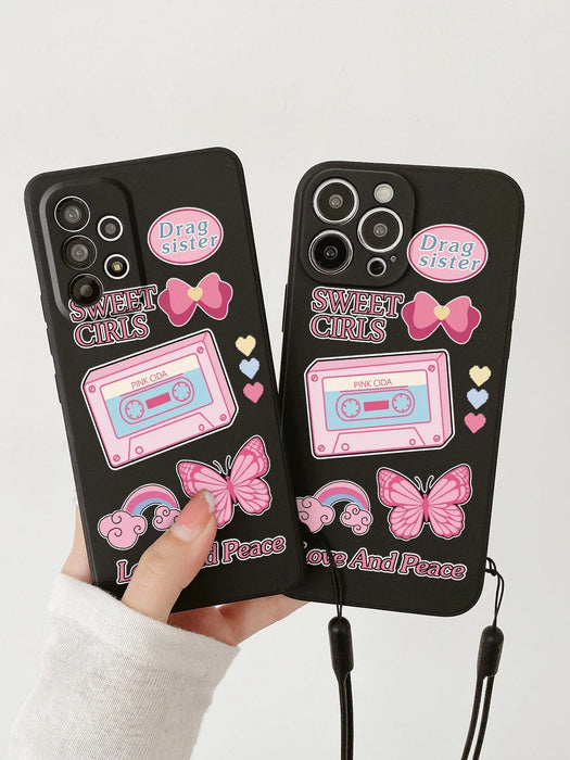 SHEIN funda movil con estampandos rosa para Redmi 10 - Quierox - Tienda Online