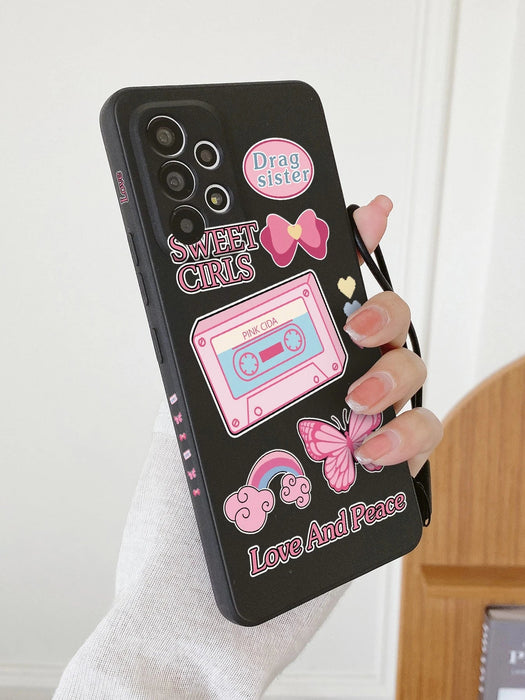 SHEIN funda movil con estampandos rosa para Redmi 10 - Quierox - Tienda Online