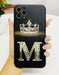 Shein Funda para móvil con estampado de letra y corona compatible con iphone - Quierox - Tienda Online