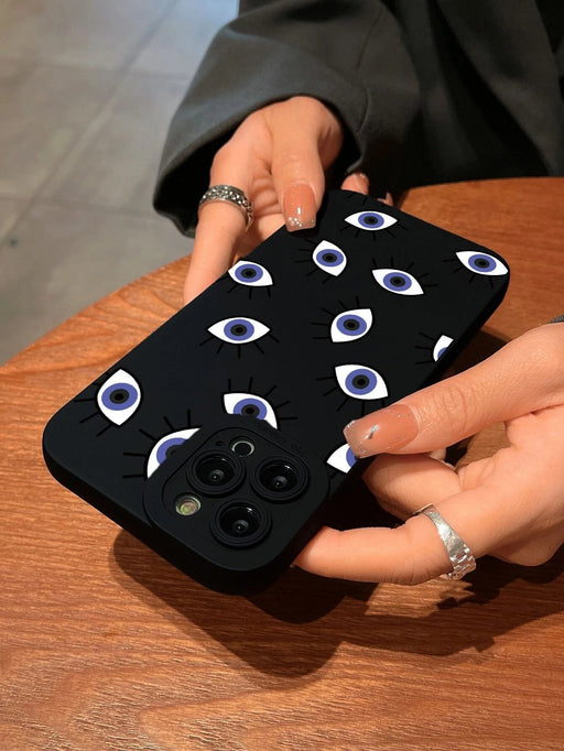 Shein Funda para móvil con patrón de ojo para iphone 11 pro - Quierox - Tienda Online