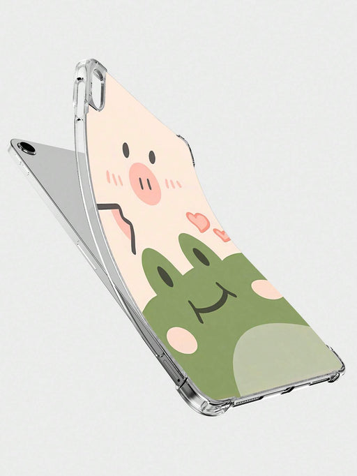 Shein Funda para tableta a prueba de golpes con diseño de rana y cerdo Samsung Galaxy A7 Lite 8.7 - Quierox - Tienda Online