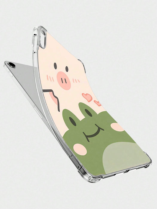 Shein Funda para tableta a prueba de golpes con diseño de rana y cerdo Samsung Galaxy A7 Lite 8.7 - Quierox - Tienda Online