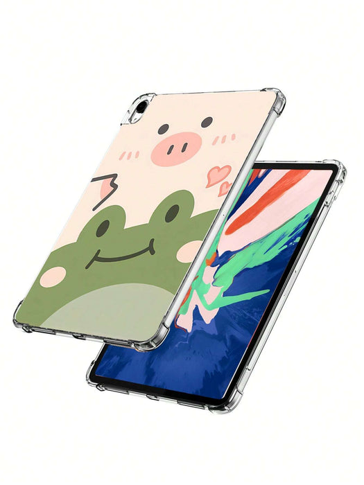 Shein Funda para tableta a prueba de golpes con diseño de rana y cerdo Samsung Galaxy A7 Lite 8.7 - Quierox - Tienda Online