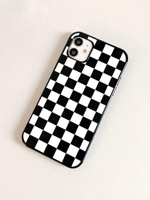 Shein Funda para teléfono a cuadros compatible con iPhone12 /12Pro - Quierox - Tienda Online
