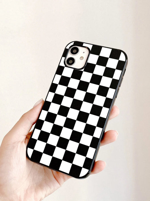 Shein Funda para teléfono a cuadros compatible con iPhone12 /12Pro - Quierox - Tienda Online