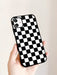 Shein Funda para teléfono a cuadros compatible con iPhone12 /12Pro - Quierox - Tienda Online