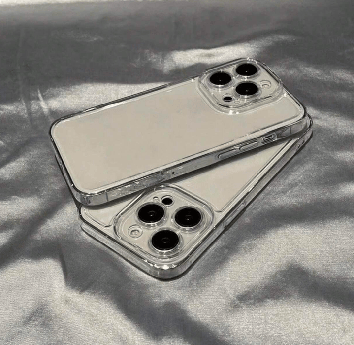 SHEIN Funda para teléfono Apple sencilla, ligera y transparente - Quierox - Tienda Online