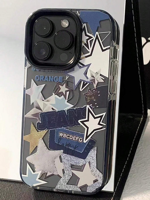 Shein Funda para teléfono bicolor transparente con borde negro para iPhone 11 - Quierox - Tienda Online